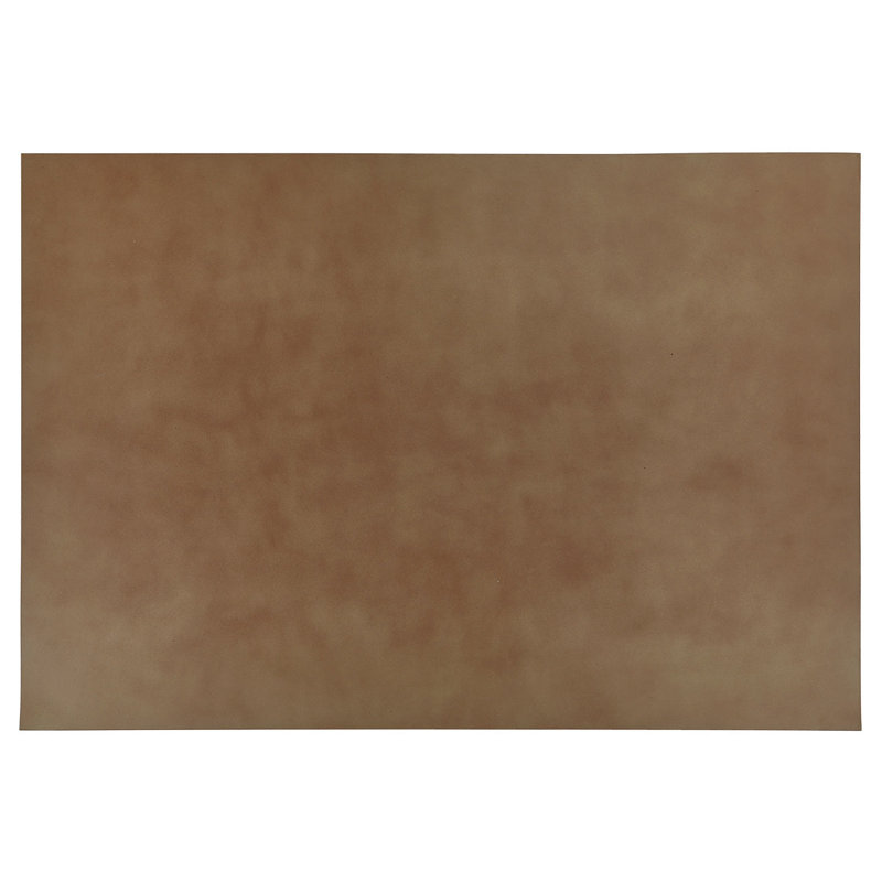 Graphic Image Desk Blotter Double-Sided Leather, Combo, Taupe/Black