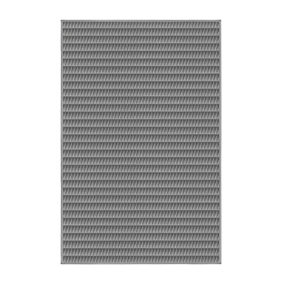 Tapis zone grise à motifs