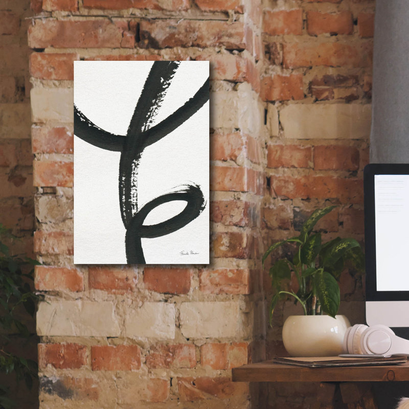  'Inky 3' by Farida Zaman Canvas Wall Art, 12" x 18", 18" H x 12" W