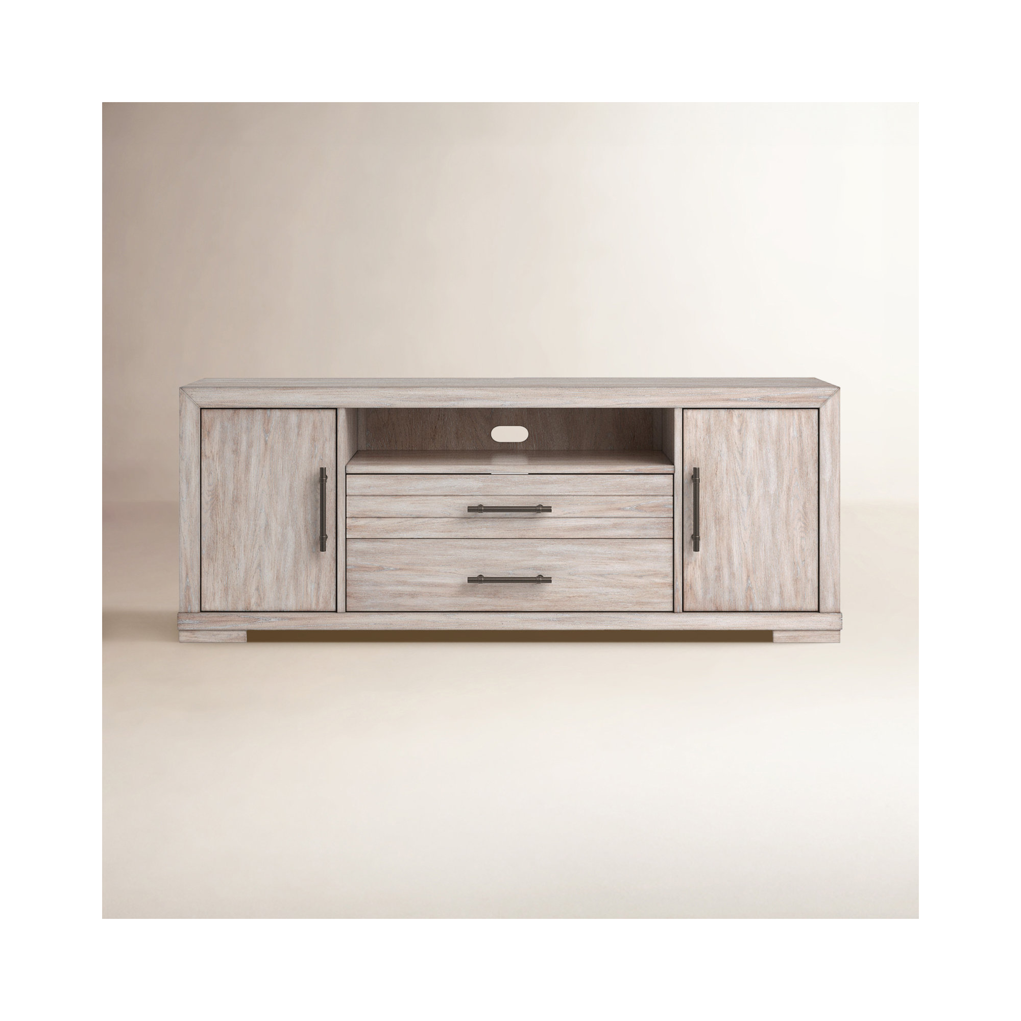 Appleton 78'' Media Console,  Weathered Oak 
