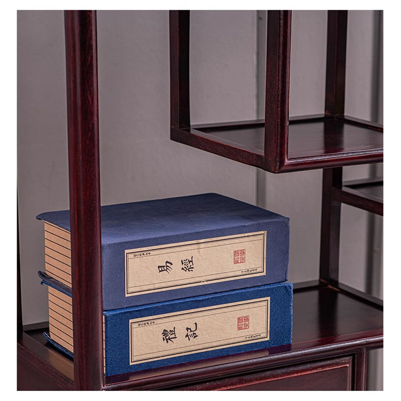 New Chinese Retro Simple Style Bookcase