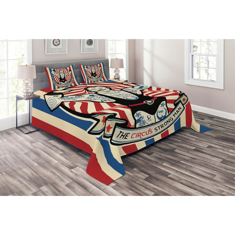 Coverlet, King Bedspread + 2 Shams