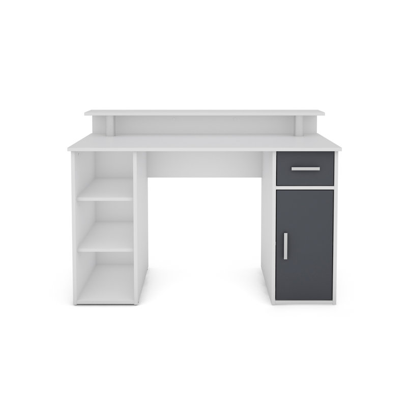 Wilton Desk, White/Anthracite, White