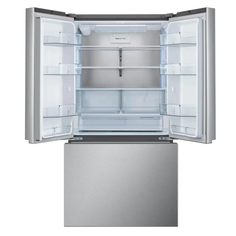 Lg 32 pieds cubes Pi. Réfrigérateur 3 portes à profondeur standard Max