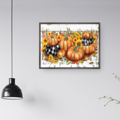 Rustic Fall Horizontal by Paul Brent - Floater Frame Print on Canvas