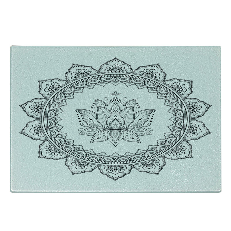 Planche à découper en verre trempé Ambesonne