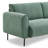 MINIMORE Modern Style 83.95'' Upholstered Sofa with Corduroy Fabric-1825611313