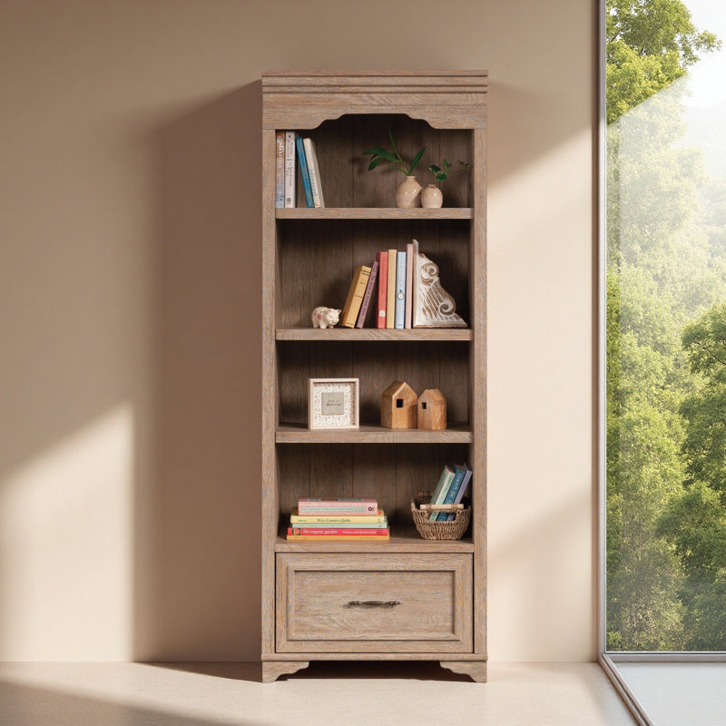 Bookcase With 1 Drawer