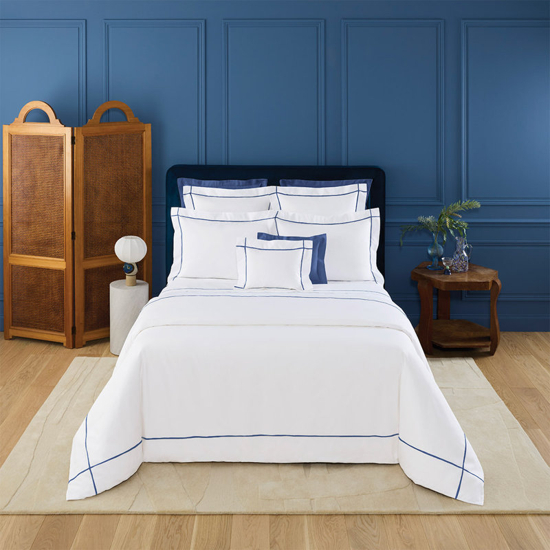 Athena Flat Sheet, Queen Flat Sheet, Outremer