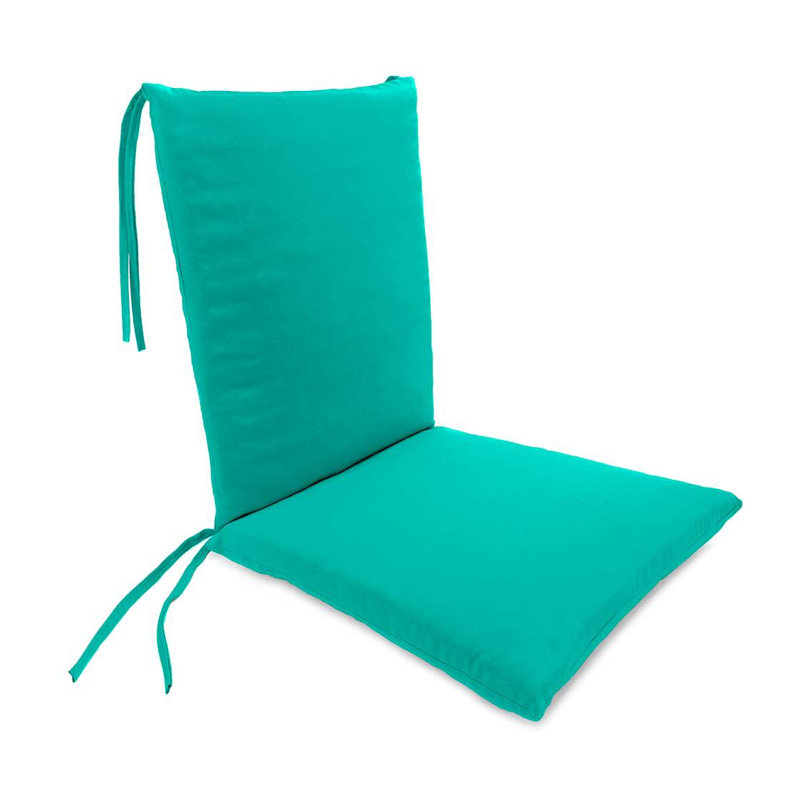 Coussin de chaise berçante d'extérieur classique, Aqua