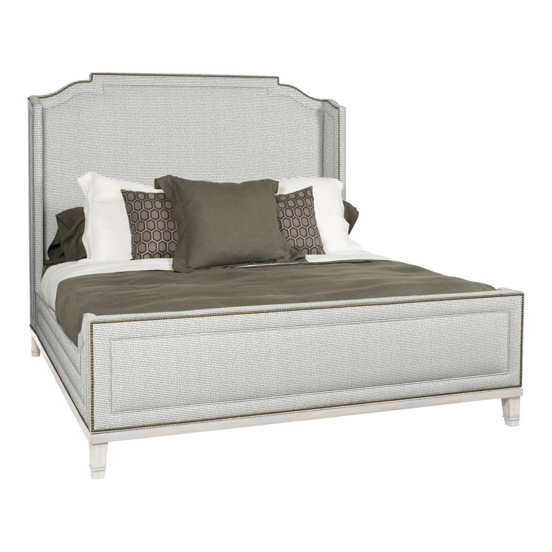 Michael Weiss Pennington King Bed, Casa Blanca, Callaloo Cotton, Yes