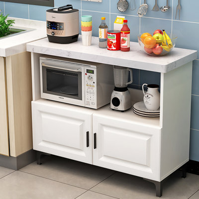 Kitchen Island with Marble Top