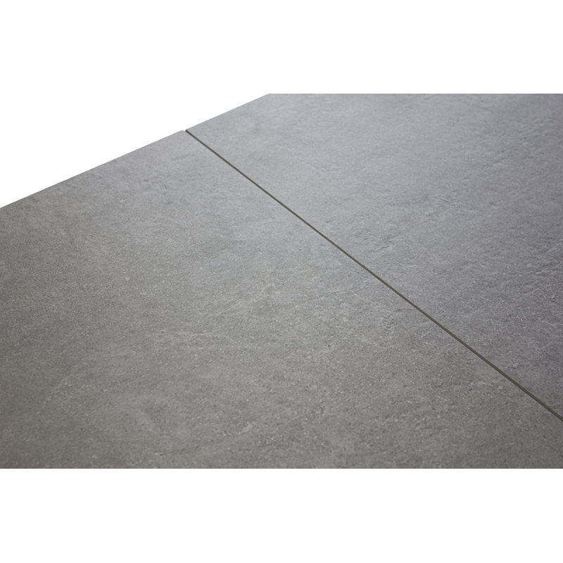  Extending Dining Table, Concrete Gray