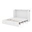 Queen Murphy Bed With Built-In Drawer And USB Ports-1430743405