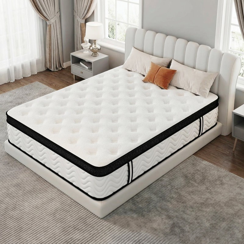 12" Cooling Gel Hybrid Mattress Medium Firm, King