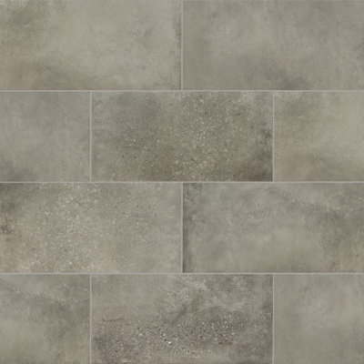 Traverse 24 in. x 48 in. Matte Porcelain Stone Look Floor and Wall Tile