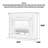 European retro pastoral decorative simulated fire electric fireplace-1414882682