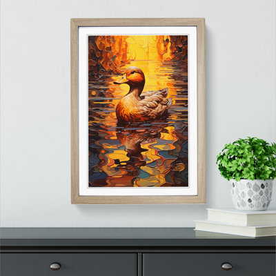 Duck Orphism Framed Print