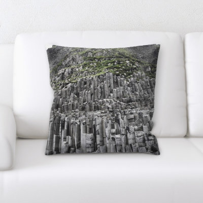 Faxon Mountain and Cliffs Throw Pillow