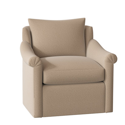 Drake Sunbrella® Boucle Swivel Armchair