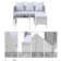 Conchita Polyethylene Wicker 3 - Person Seating Group with Cushions