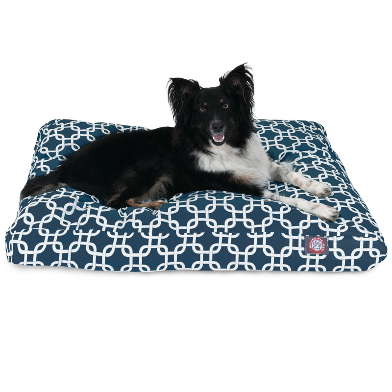 Coussin Links Orthopedic, Bleu marine, Moyen (l 29 po x P 36 po x H 5 po) ;
