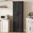 71" Tall Kitchen Pantry, Farmhouse Storage Cabinet with Barn Doors, Drawer and Adjustable Shelves, Freestanding Food Pantry Cabinet for Kitchen, Dining Room, Black-1932381342