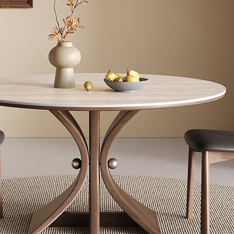 Table avec plateau en pierre, solide et exquise., H 29,53 po x L 47,24 po x l 47,24 po