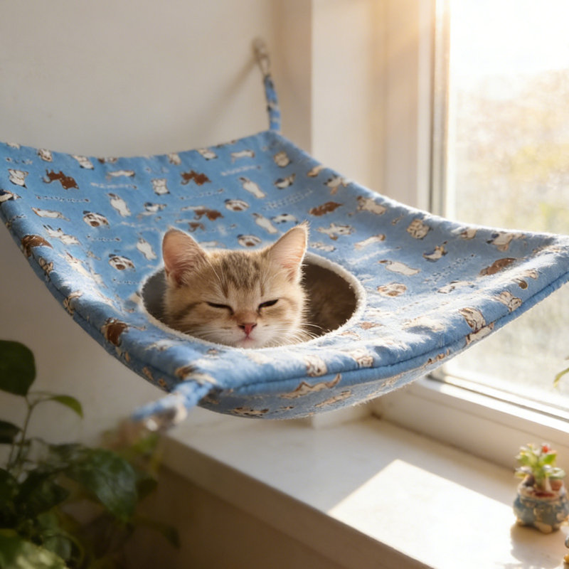 Hamac pour petits animaux de compagnie pour animaux de compagnie - 2 couches super douces pour lit de bébé