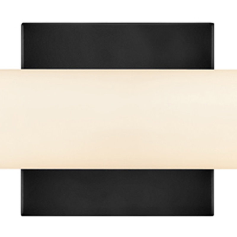Barre d'éclairage de salle de bain 1 lumière DEL Aryon, Noir