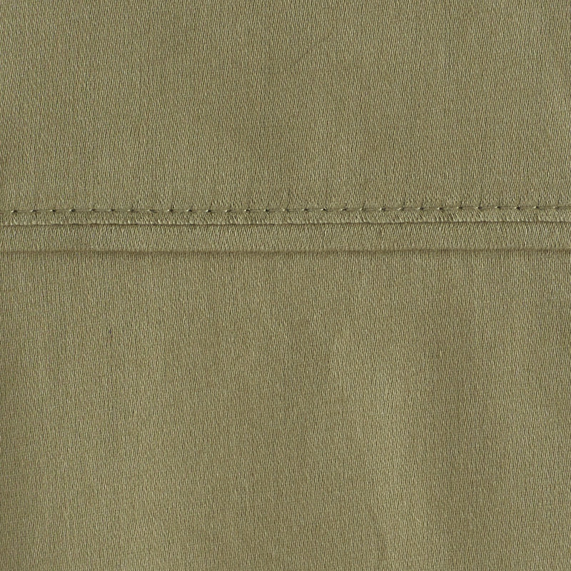 300 Thread Count Certified Egyptian Cotton Blend Solid Deep Pocket Bed Sheet Set, California King Sheet Set, Sage