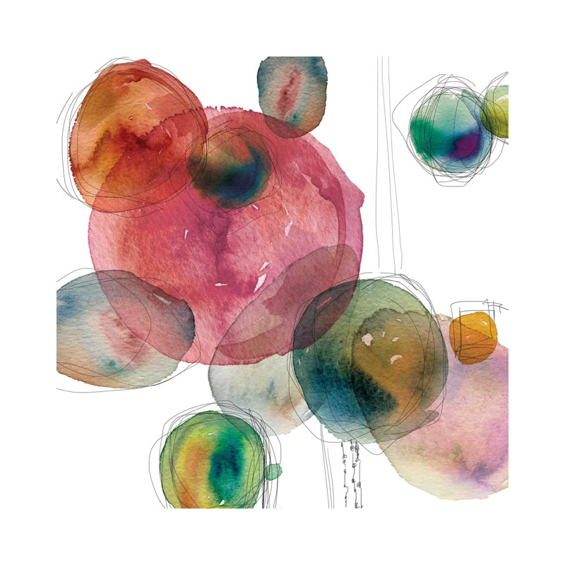Stepreix métal - gouttes de couleur par Carol Robinson