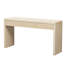 Table de couloir à tiroir cannelée en abricot, placage en bois massif, convient au décor côtier, capacité de table de 220 lb, entrée pour 25 petits espaces, résistance, solidité