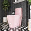 Toilettes allongées fixées au sol de 1,1 gallon GPF Kiddie Furniture (siège inclus)
