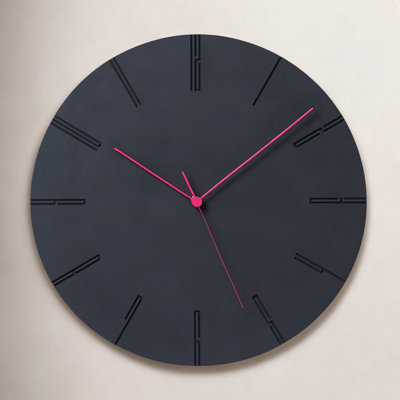 Lemnos Carved II Wall Clock