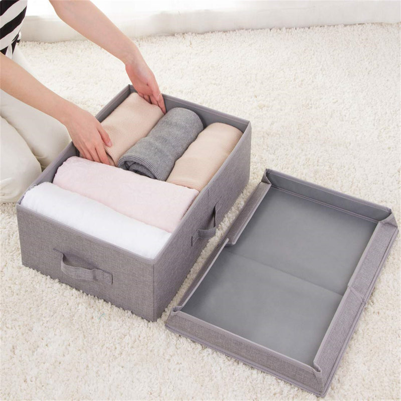 Latitude Run Fabric Decorative Bin