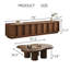 Ensemble de salon brun Mid-Century