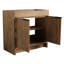 Meuble-lavabo imitation chêne de 36 po avec portes à fermeture silencieuse - Bvb02436imo