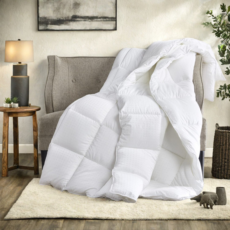 Ensemble de literie en coton très grand / très grand de qualité supérieure, édredon Dobby ultra-doux pour la maison