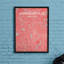 Minneapolis City Map - No Frame Print-1423440155