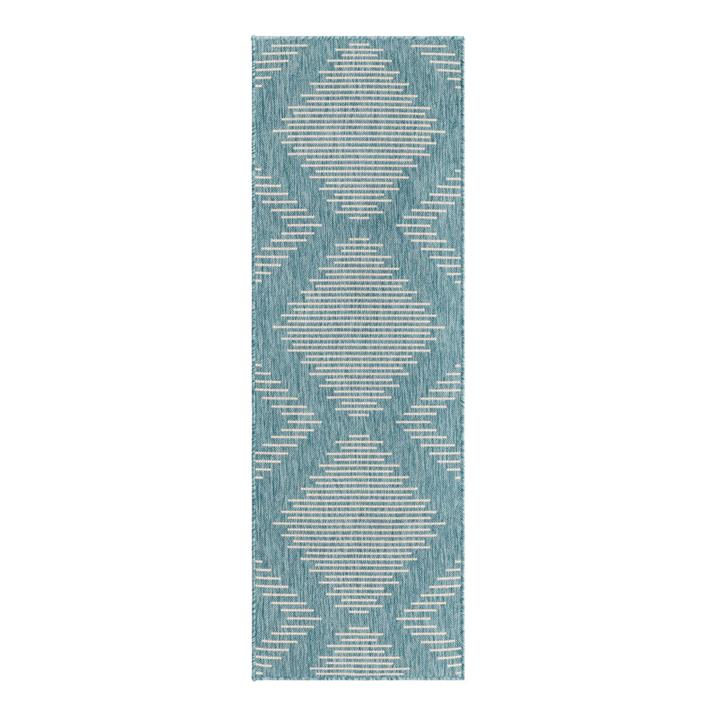 Striped Indoor / Outdoor Rug, Runner 2' x 6'1"