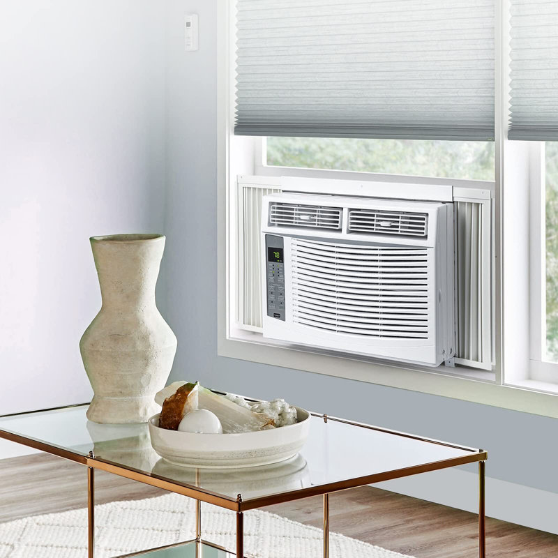 Homhougo 6000 BTU Window Air Conditioner with Remote Included