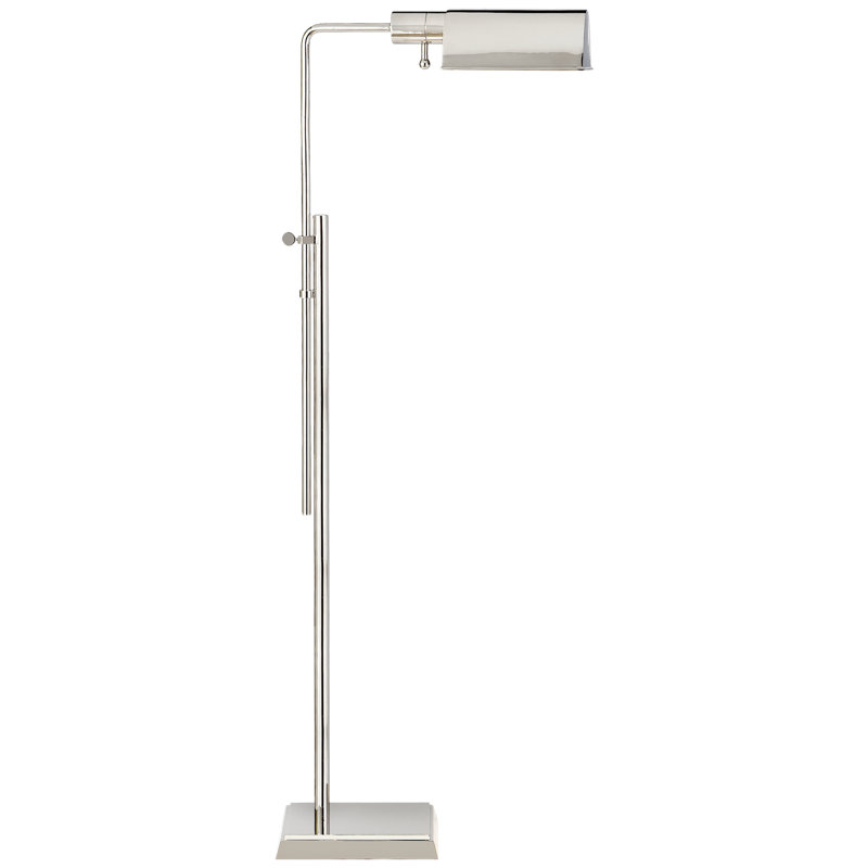 Thomas O'Brien Pask Pharmacy Floor Lamp, Polished Nickel