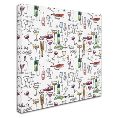 « saveur of wine 1 », reproduction d’impression sur toile tendue