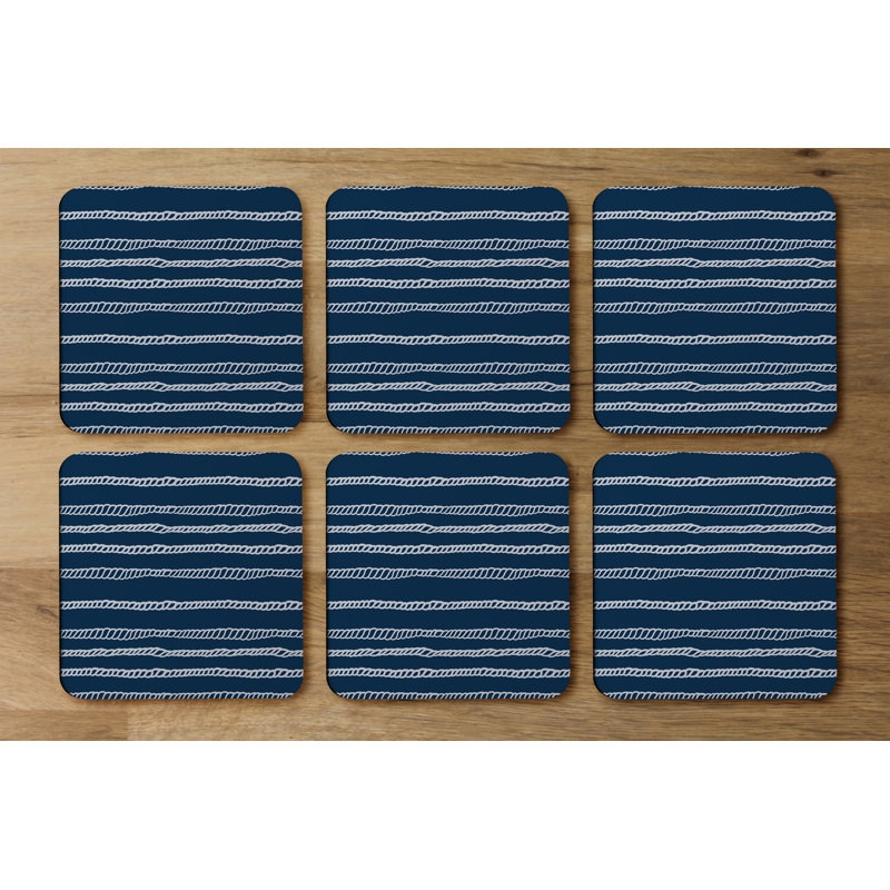 Square 6 Piece Coaster Set