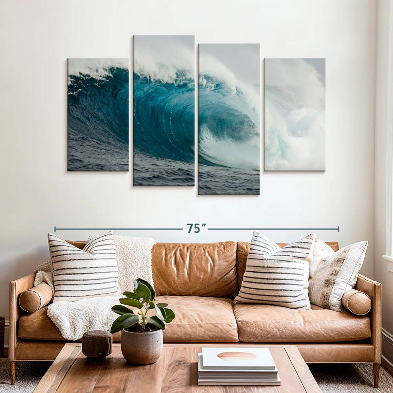 Gillard Barringle Ocean Wave, H 42 po x l 68 po