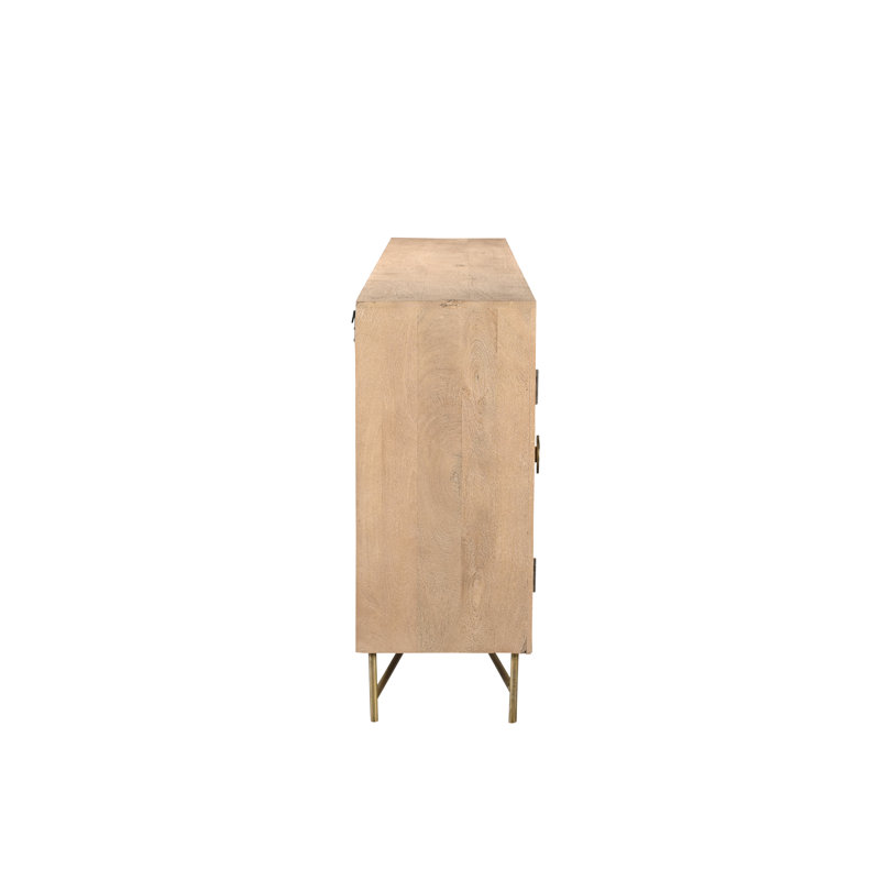 Aarohi 95'' Solid Wood Sideboard, Natural