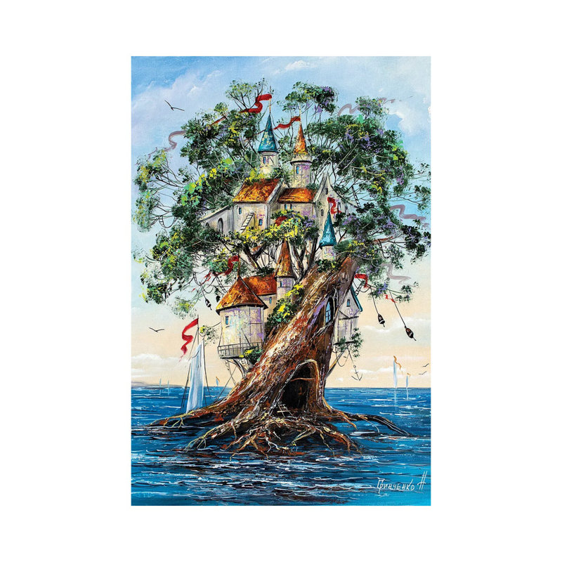 Tree Of Life by Natalia Grinchenko - Wrapped Canvas Print, 30.48cm H x 20.32cm W x 2cm D