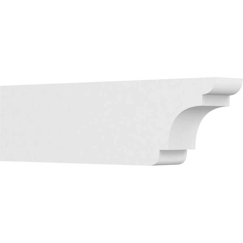 5"W x 10"H x 36"L Standard New Brighton Architectural Grade PVC Rafter Tail, 10"H x 5"W x 36"D