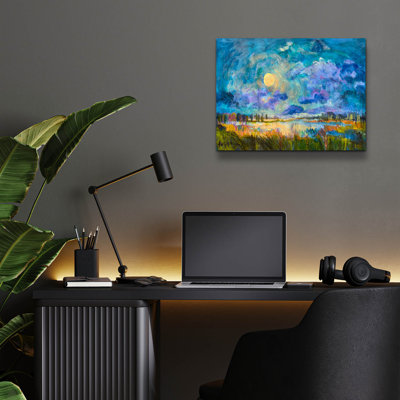  'Moon Rising' by Dorothy Fagan Acrylic Glass Wall Art, 16" x 12"